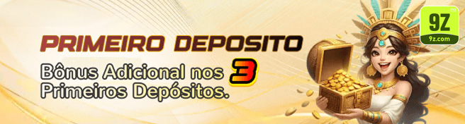 9z — seção que apresenta jogos em evidência, com contraste alto para conversão, pensado para aproximar o jogador de